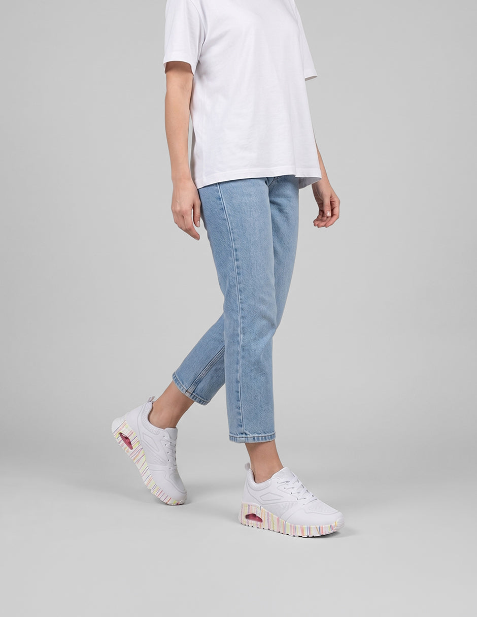 Tenis tipo deportivo  Urban en Sintético – Blanco