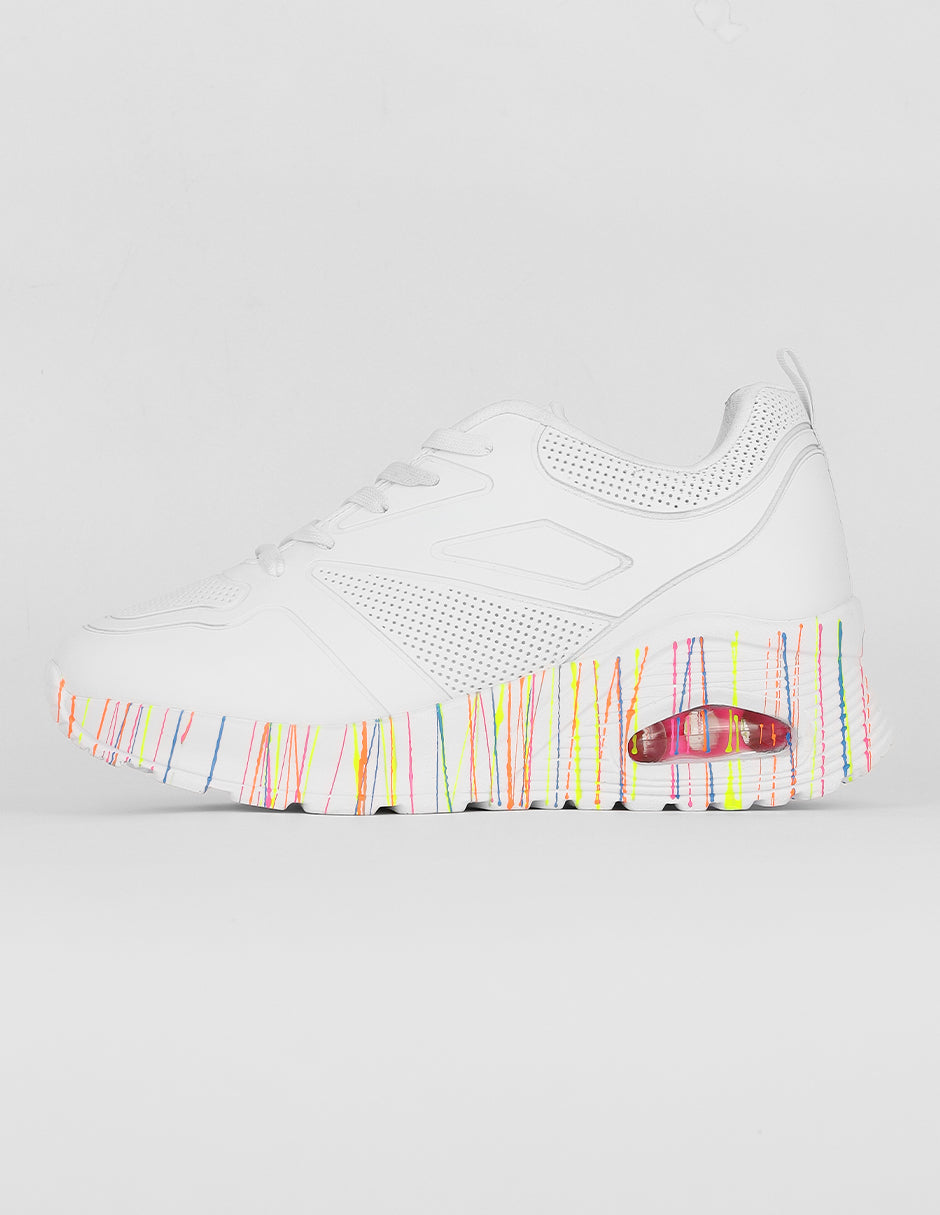 Tenis tipo deportivo Exterior Sintético Color Blanco Para Mujer De RBCOLLECTION