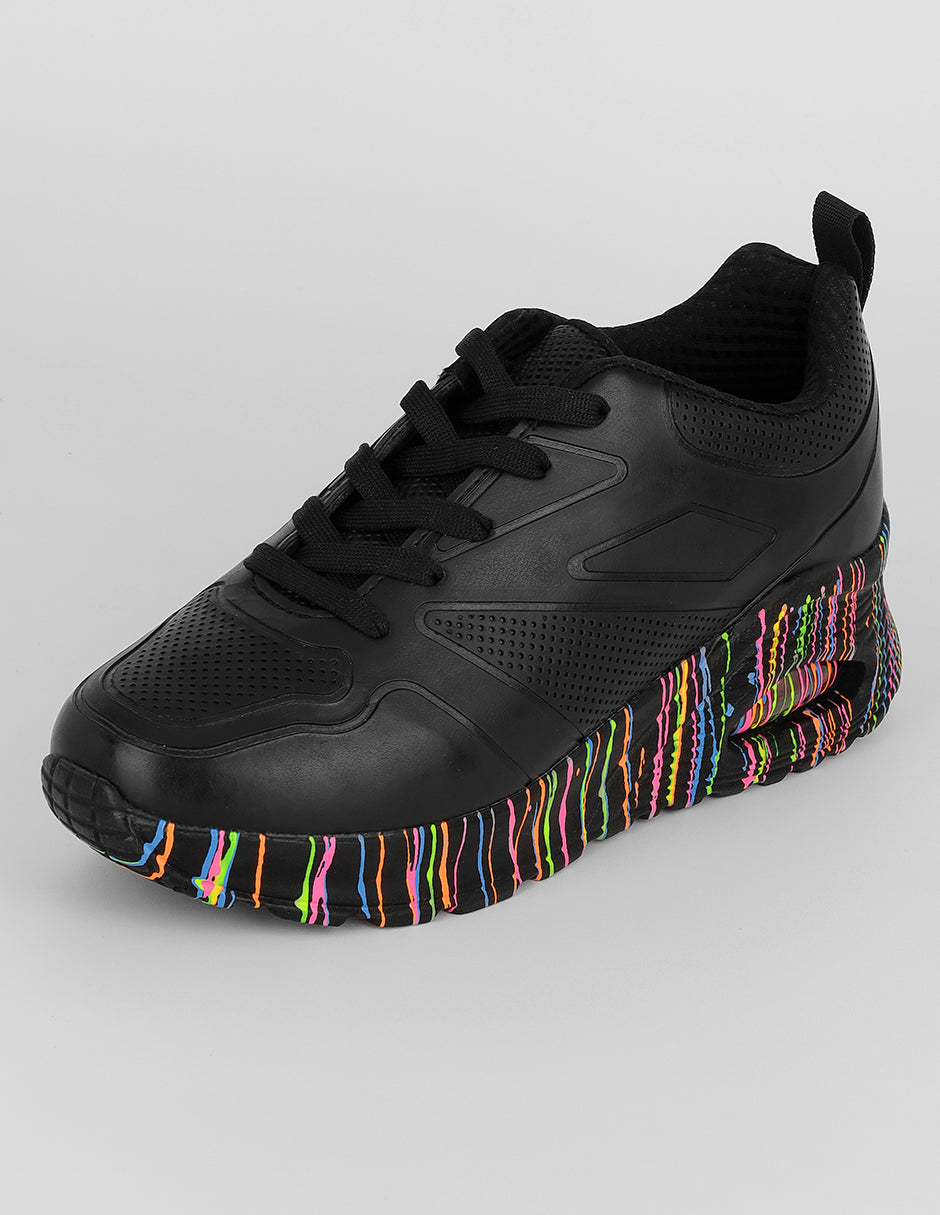 Tenis tipo deportivo  Urban  en Sintético – Negro