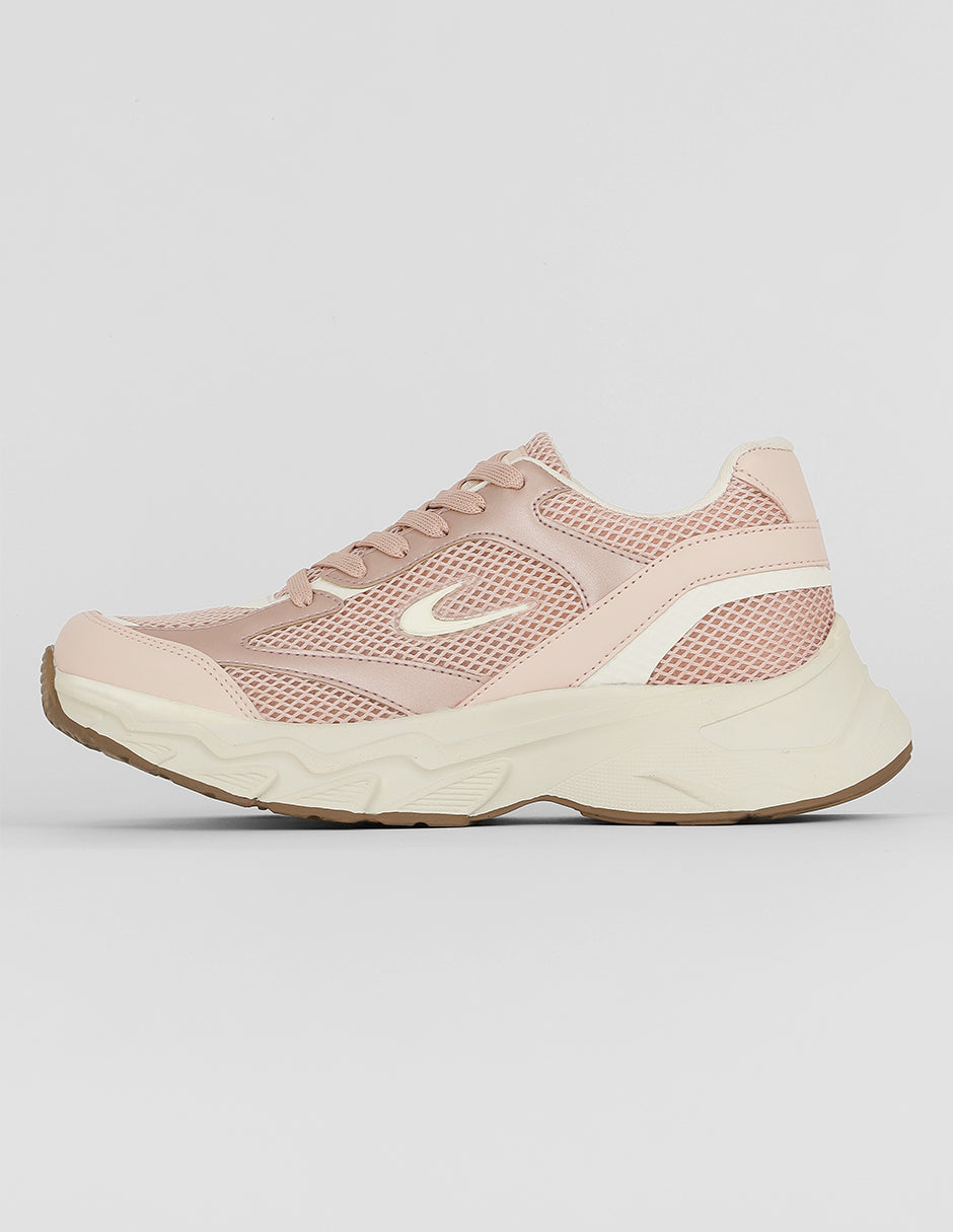 Tenis tipo deportivo Exterior Textil Color Rosa Para Mujer De RBCOLLECTION