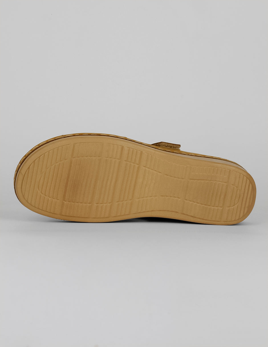 Sandalias con plataforma Steps en Piel vegana – Amarillo