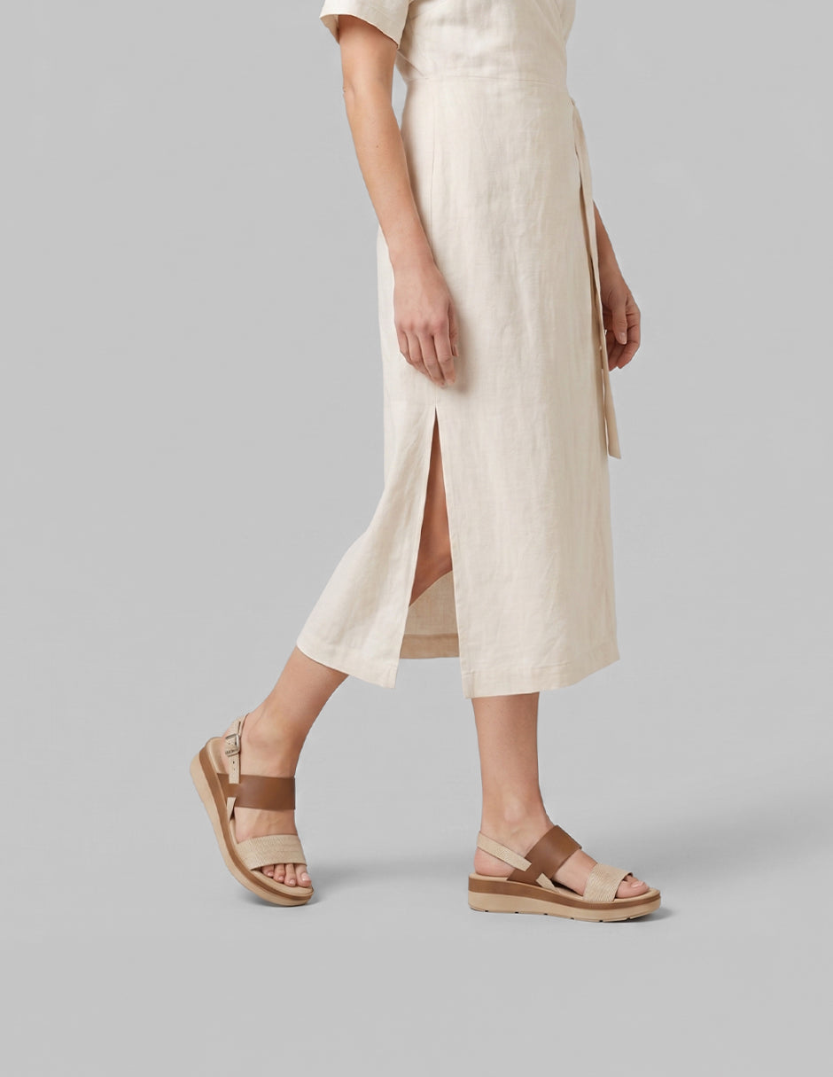 Sandalias con plataforma Soft en Sintético – Café