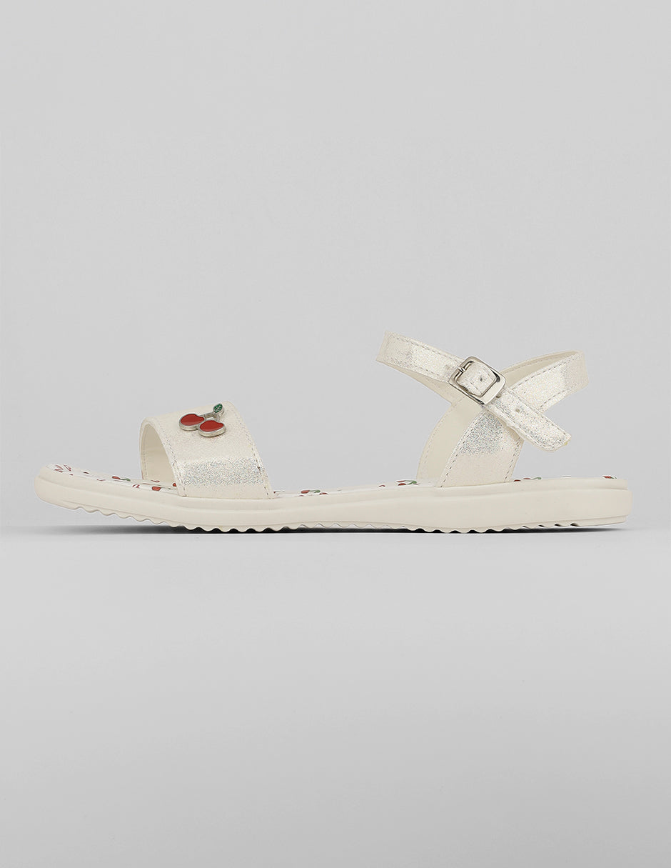 Sandalias de piso Exterior Sintético Color Blanco Para Mujer De RBCOLLECTION