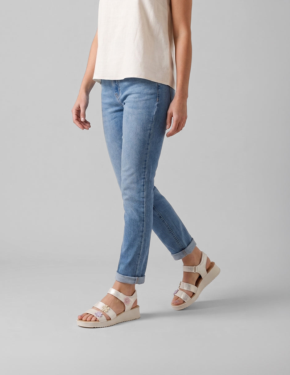 Sandalias con plataforma Yuri en Sintético – Latte