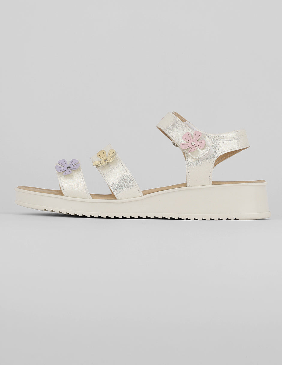 Sandalias con plataforma Exterior Sintético Color Latte Para Mujer De RBCOLLECTION