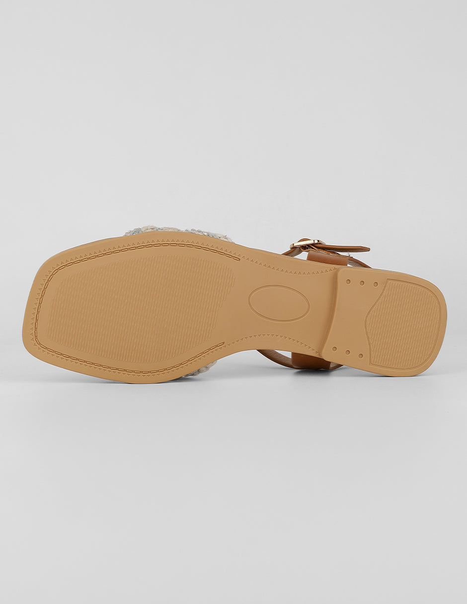 Sandalias de piso Ave en Textil – Azul