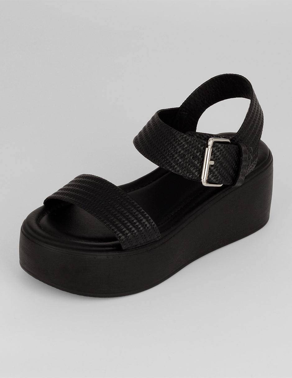 Sandalias con plataforma Yuri en Sintético – Negro