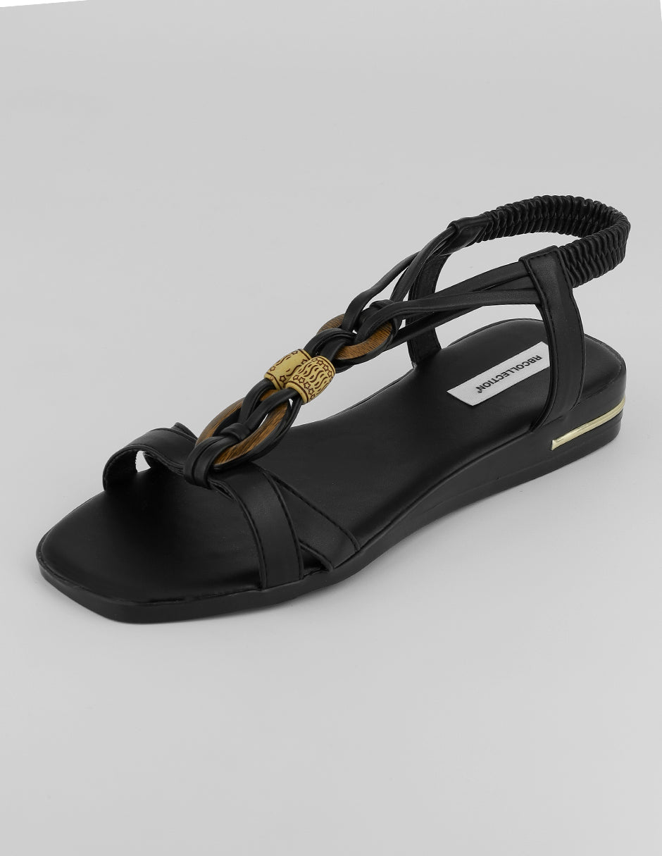 Sandalias de piso Ave en Sintético – Negro