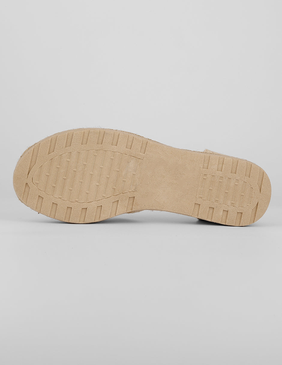 Sandalias de piso Naia en Textil – Latte