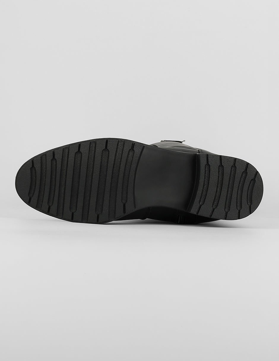 Botas altas Walk en Piel vegana – Negro
