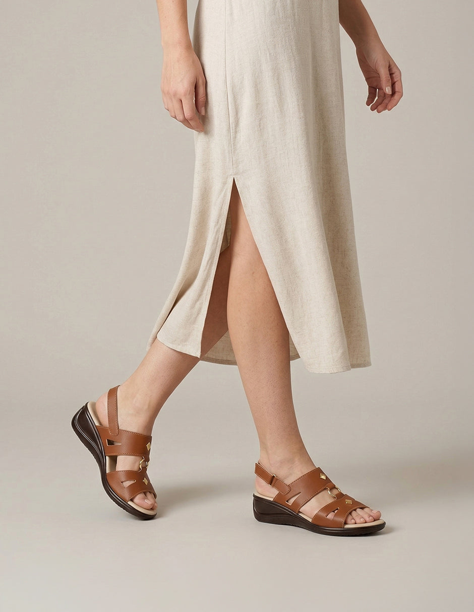 Sandalias con plataforma Soft en Sintético – Café