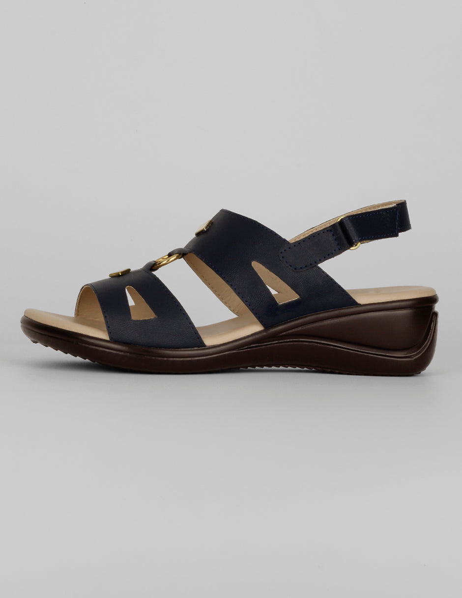 Sandalias con plataforma Exterior Sintético Color Azul Para Mujer De RBCOLLECTION