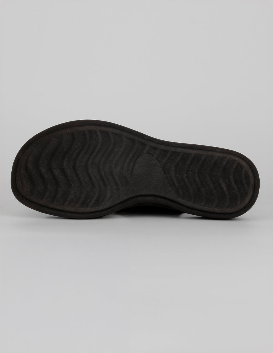 Sandalias con plataforma Hand made  en Piel  – Negro