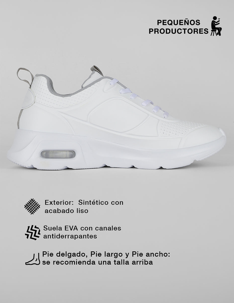 tenis tipo deportivo Agle en Sintético – Blanco