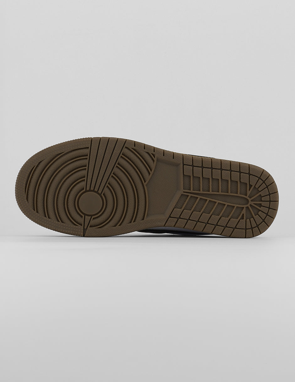 Tenis con cordones  Sam en Piel vegana – Blanco