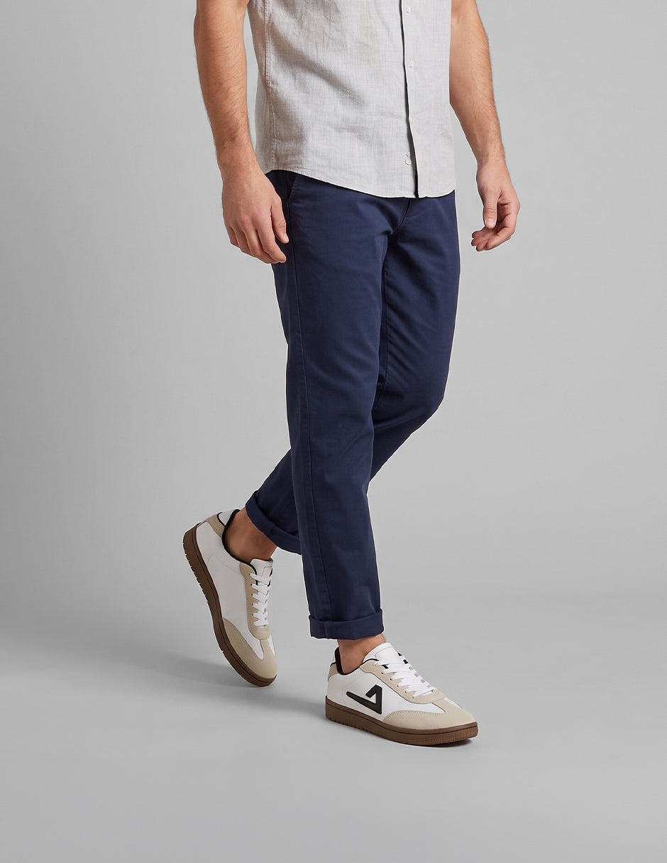 Tenis con cordones Sam en Piel vegana – Beige