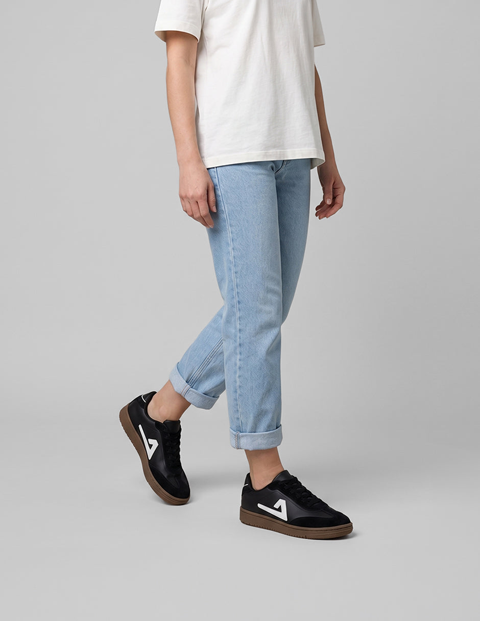 Tenis con cordones  Hand Made en Piel – Negro