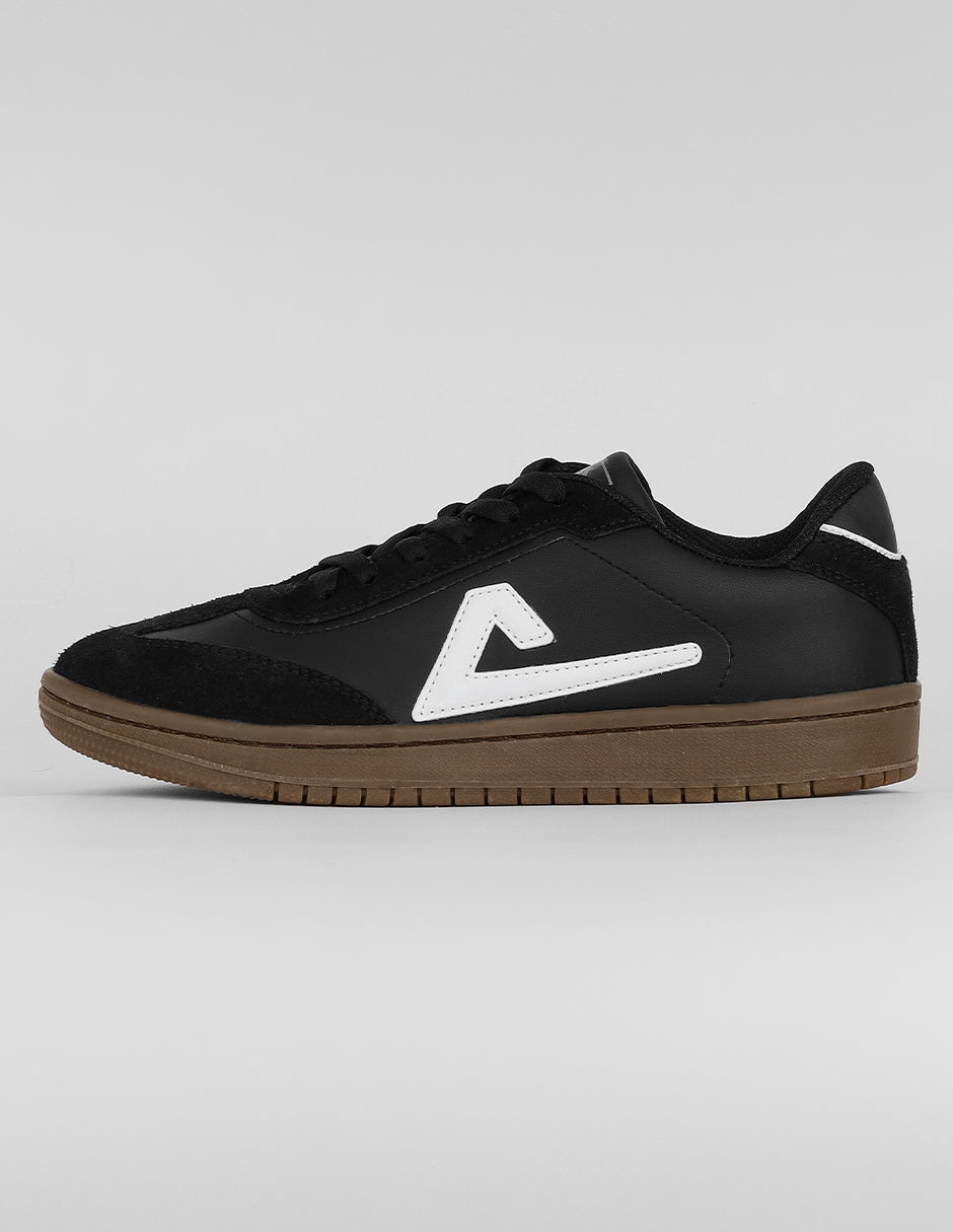Tenis con cordones Exterior Piel vegana Color Negro Para Hombre De RBCOLLECTION