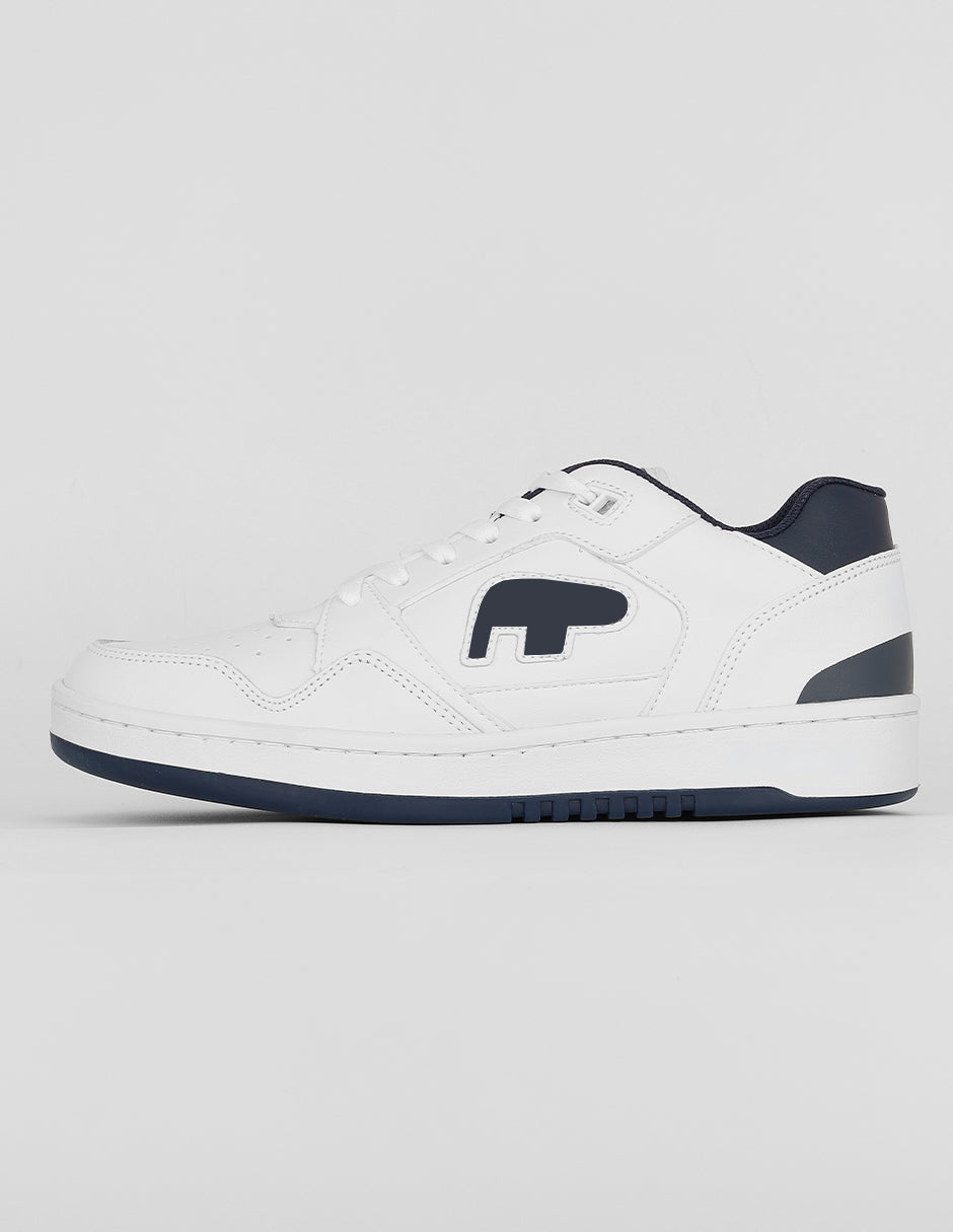 Tenis con cordones Exterior Piel vegana Color Blanco Para Mujer De RBCOLLECTION