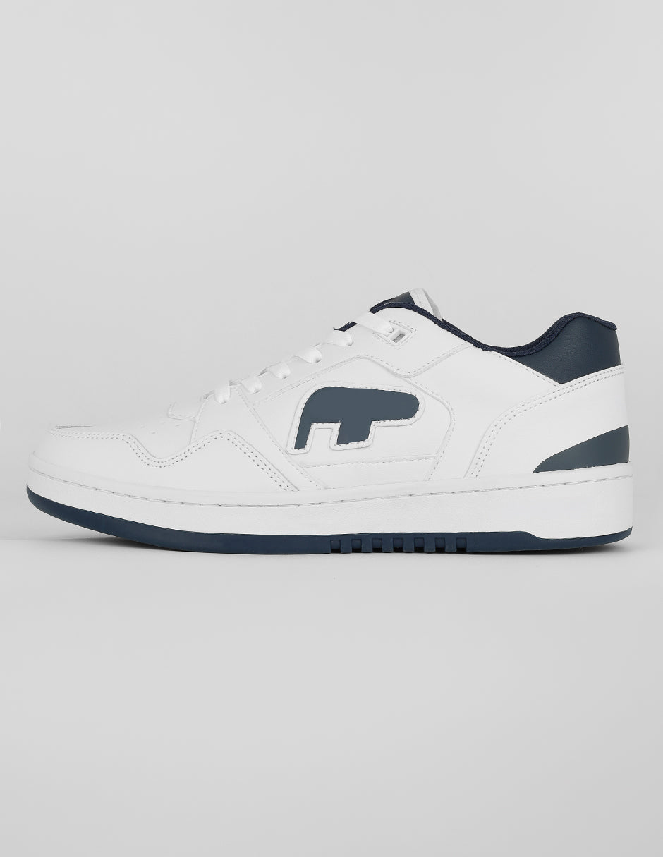 Tenis con cordones Exterior Piel vegana Color Blanco Para Hombre De RBCOLLECTION
