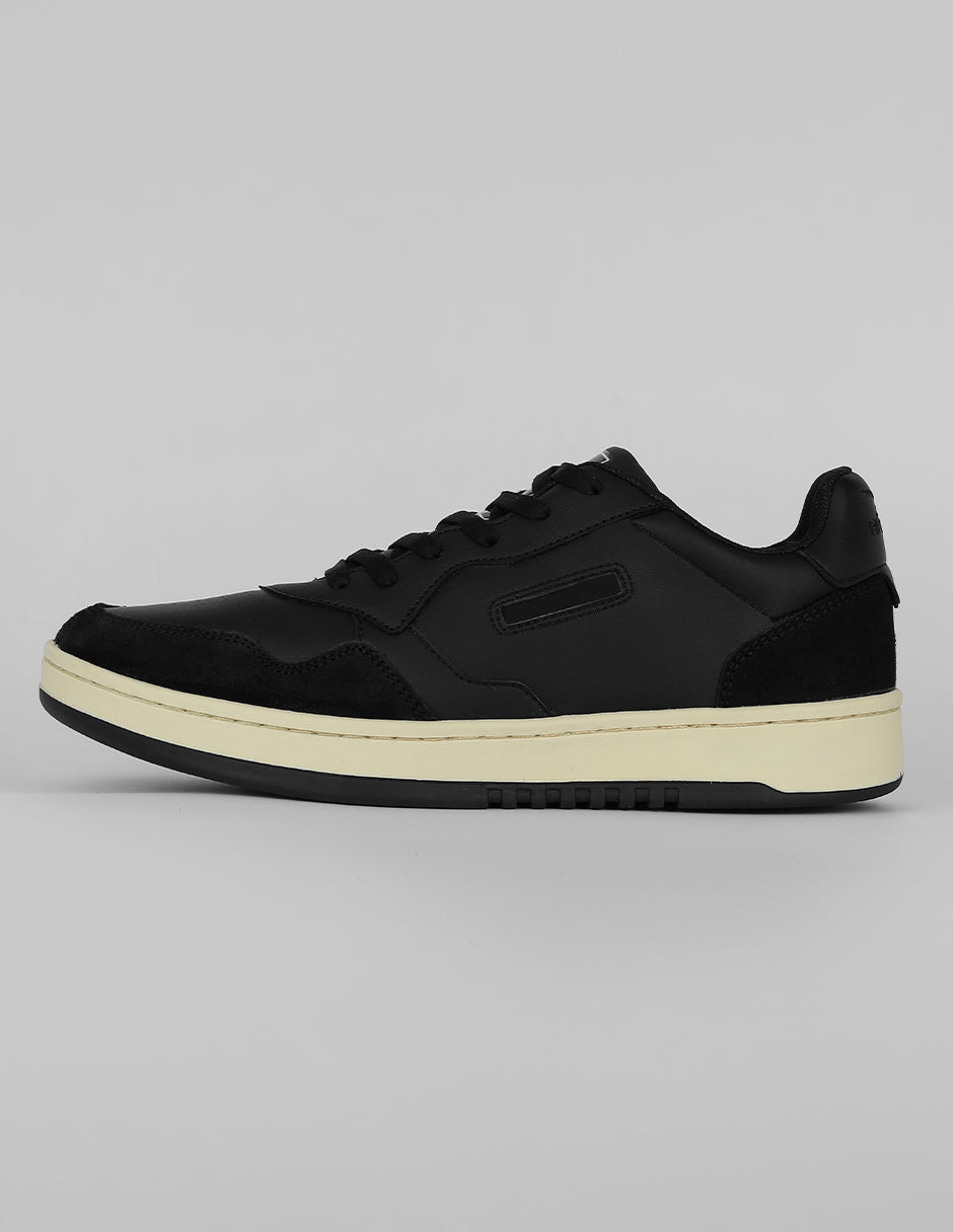 Tenis con cordones Exterior Sintético Color Negro Para Hombre De RBCOLLECTION