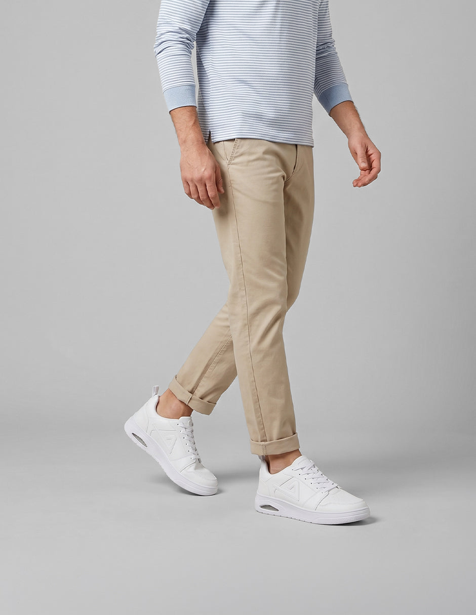 Tenis con cordones Urban en Sintético – Blanco