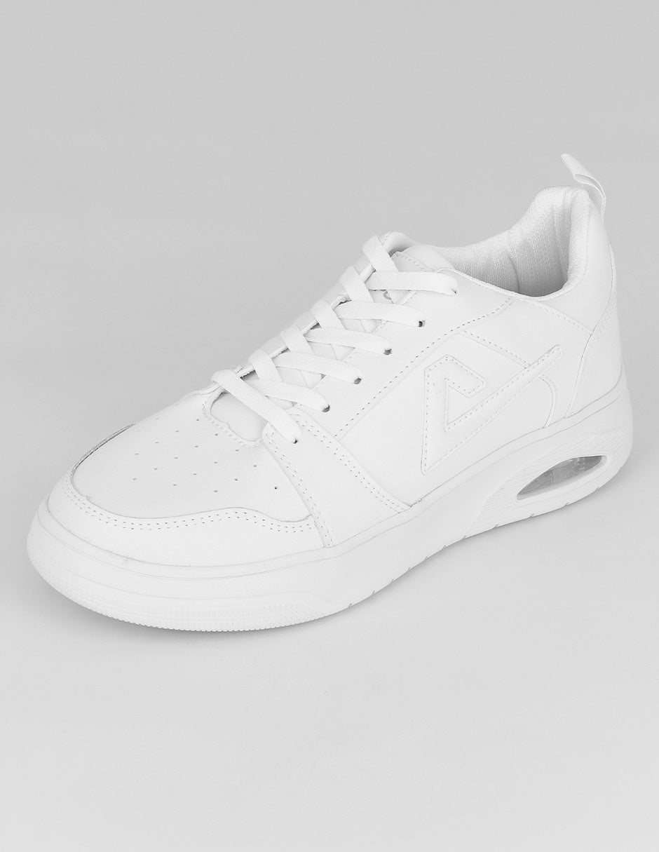 Tenis con cordones Urban en Sintético – Blanco