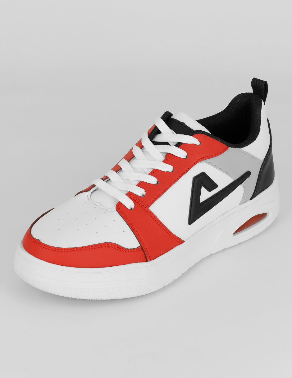 Tenis con cordones Urban en Sintético – Blanco