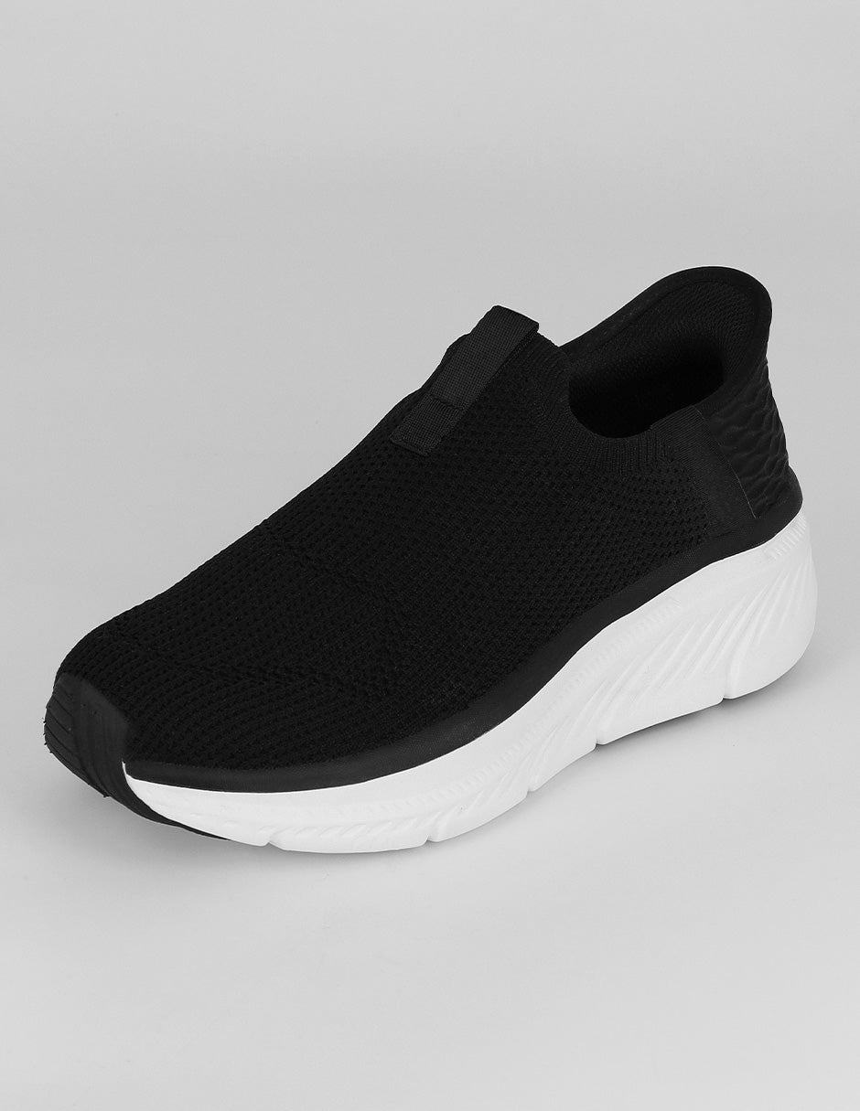 Zapato de confort Comfy en Textil – Negro