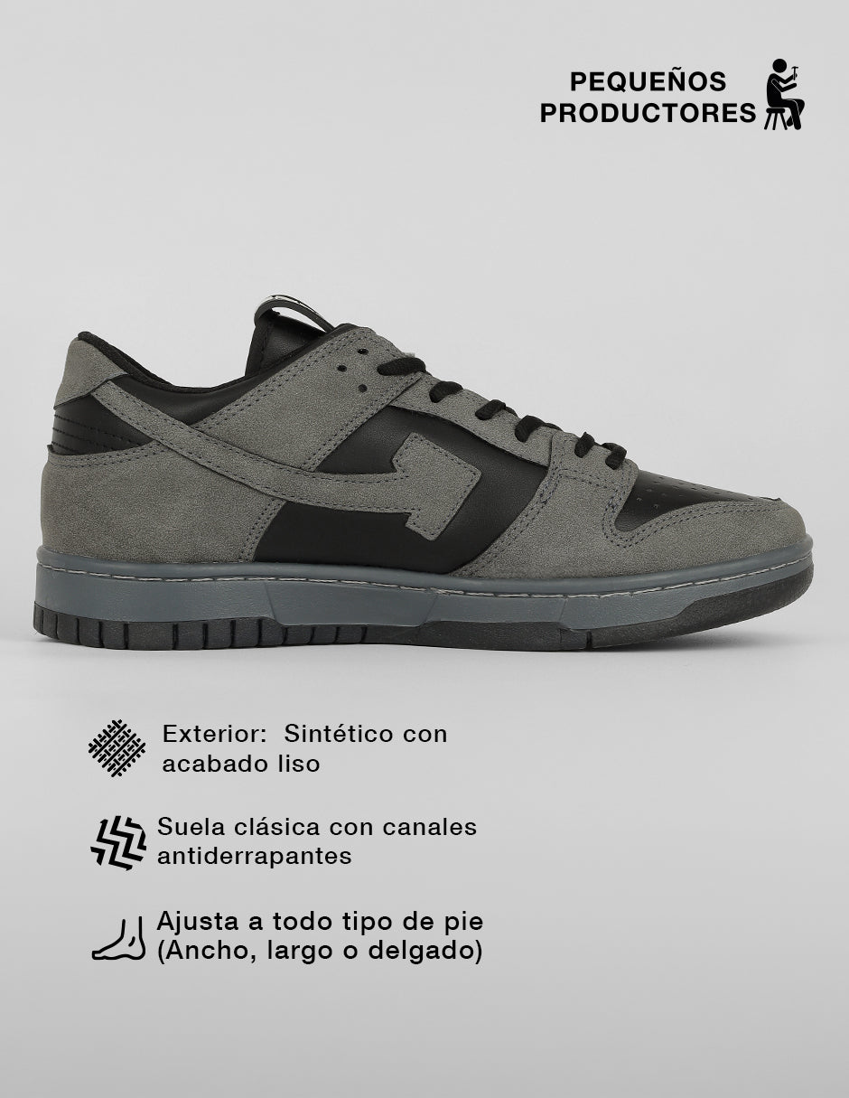 tenis botín Urban en Sintético – Negro