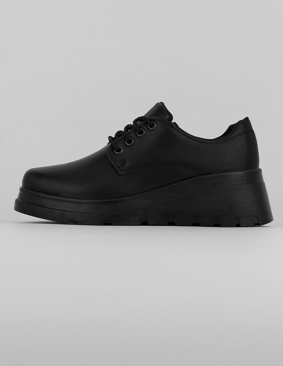 Mocasines Exterior Piel vegana Color Negro Para Mujer De RBCOLLECTION