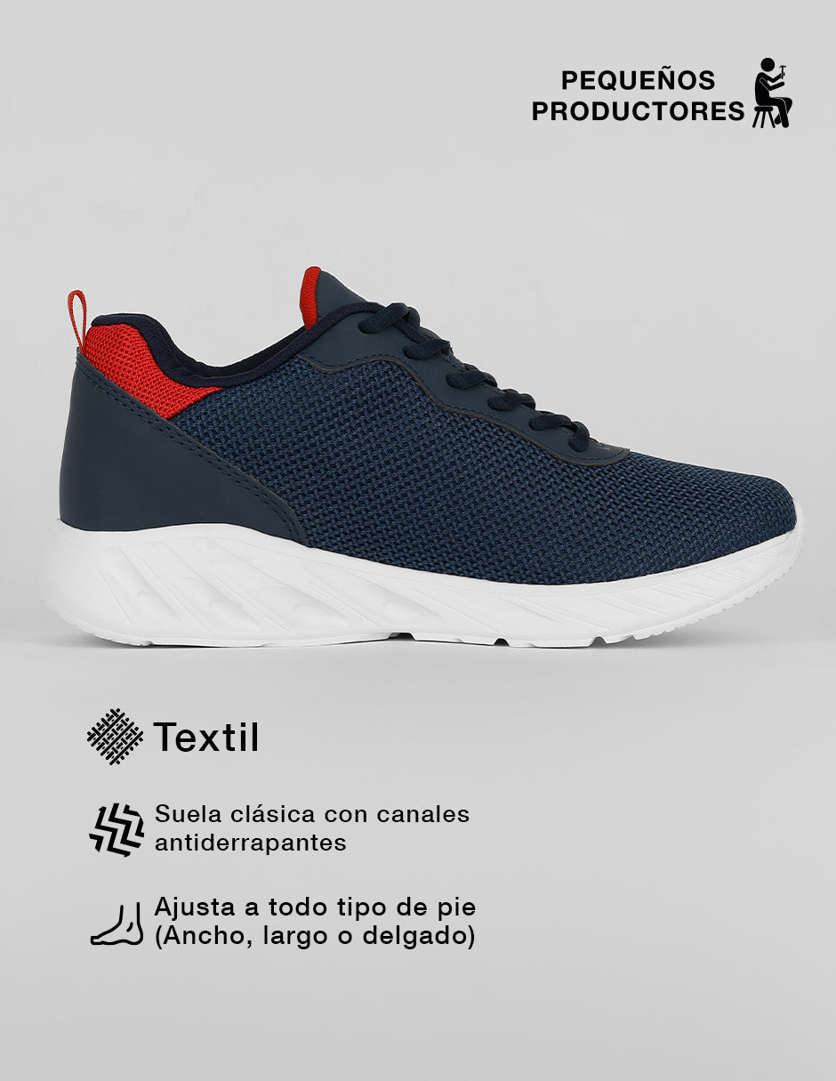 Tenis para entrenamiento Sport en Textil – Azul