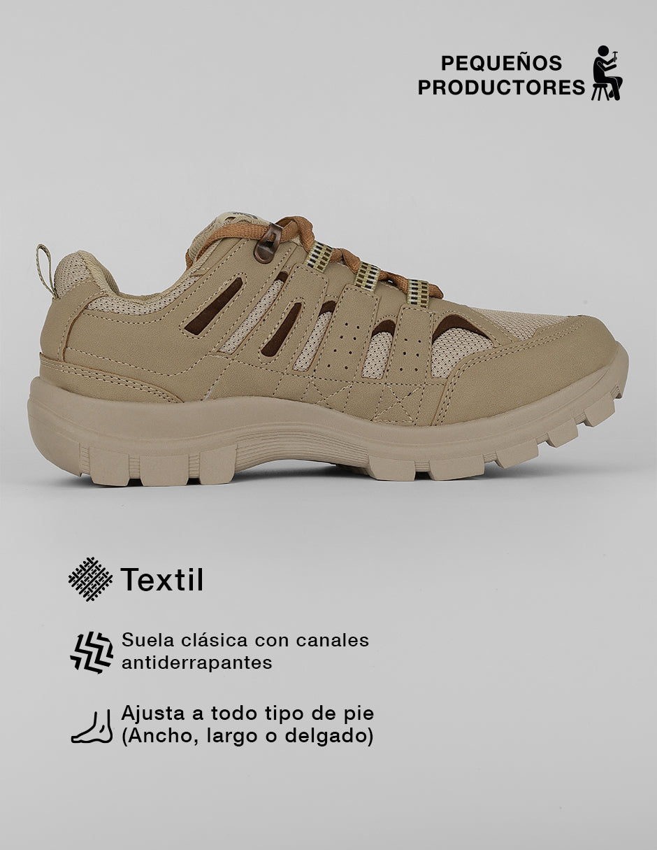 Botas de senderismo Hiking en Textil – Beige