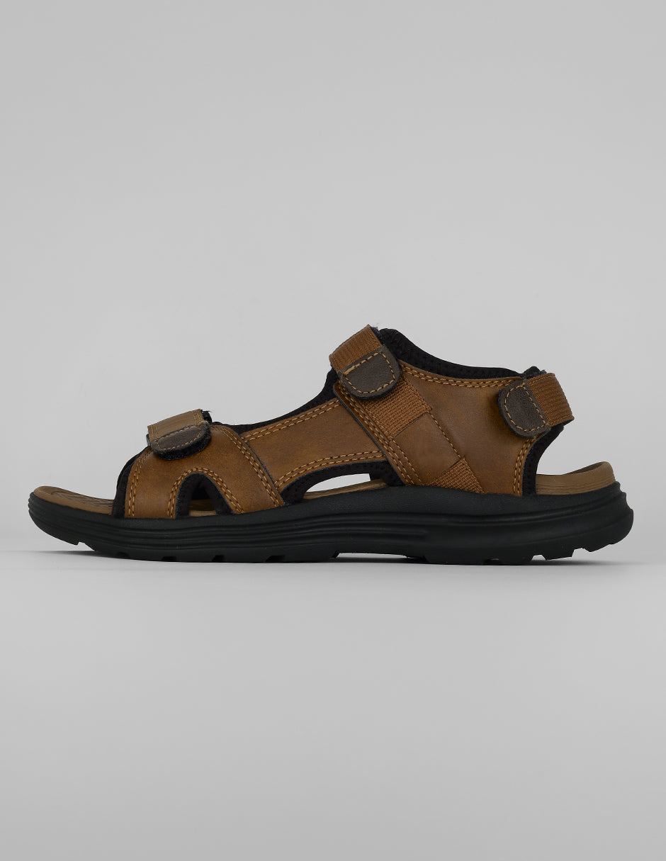 Sandalias casuales Exterior Sintético Color Café Para Hombre De RBCOLLECTION