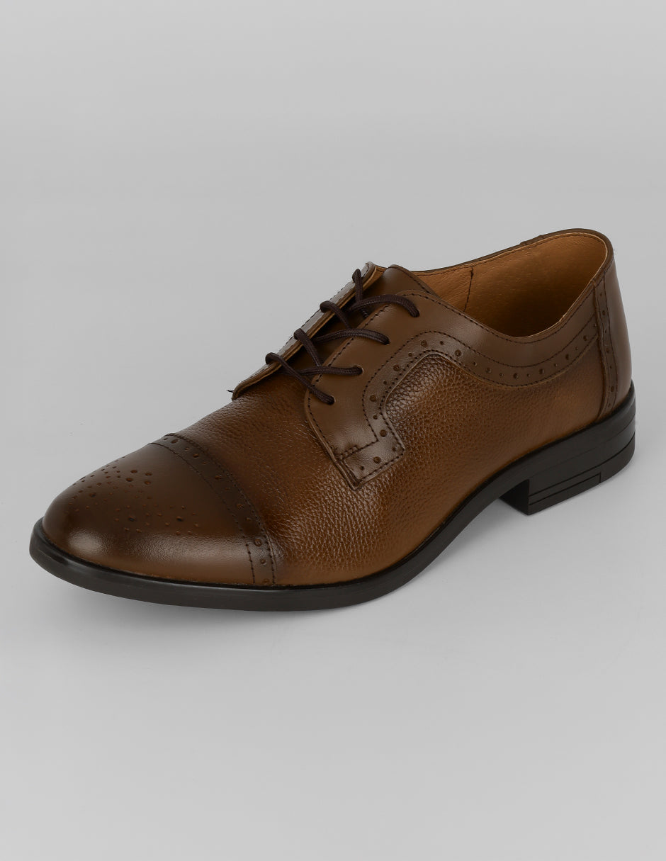 Zapatos de vestir Hand Made en Piel – Café