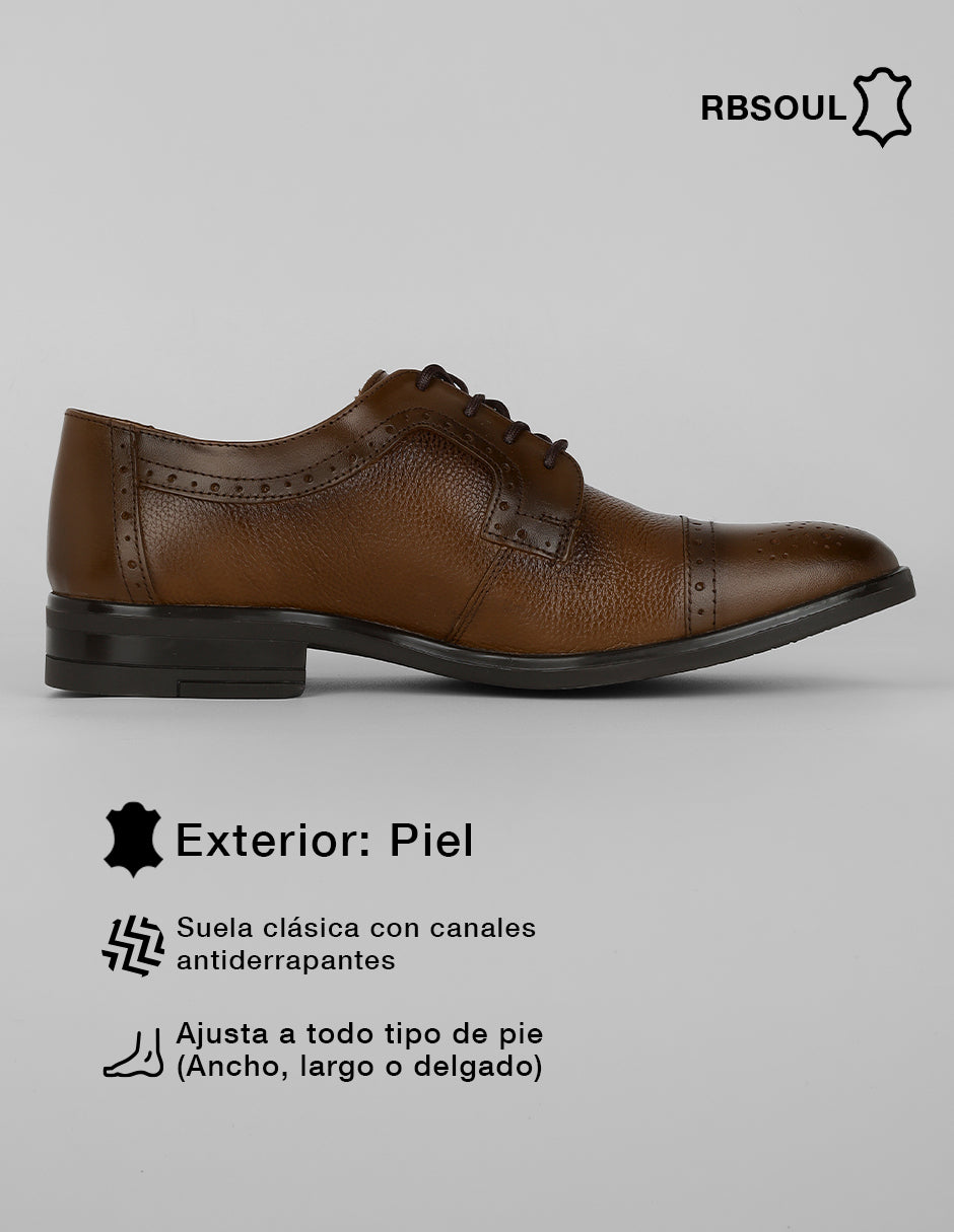 Zapatos de vestir Hand Made en Piel – Café