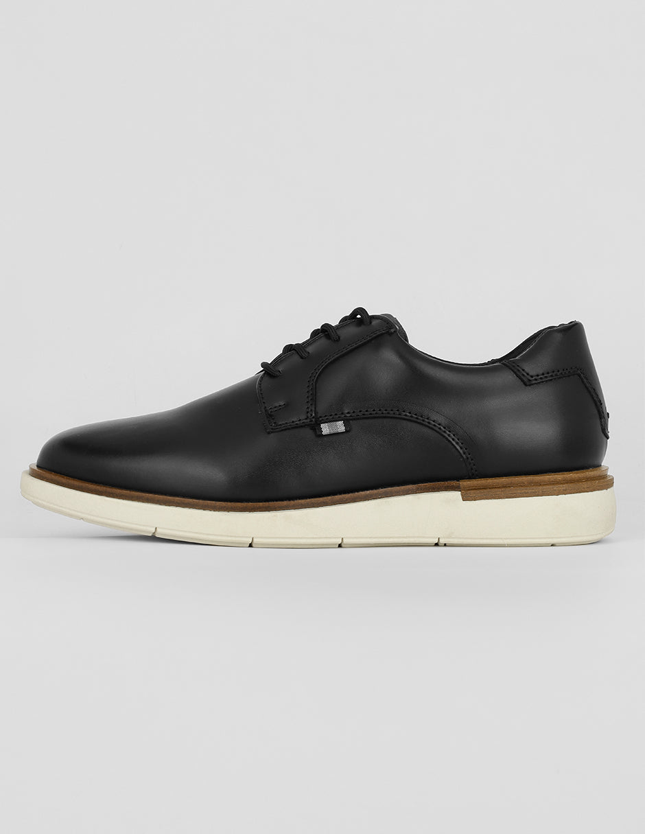 Oxfords Exterior Piel vegana Color Negro Para Hombre De RBCOLLECTION