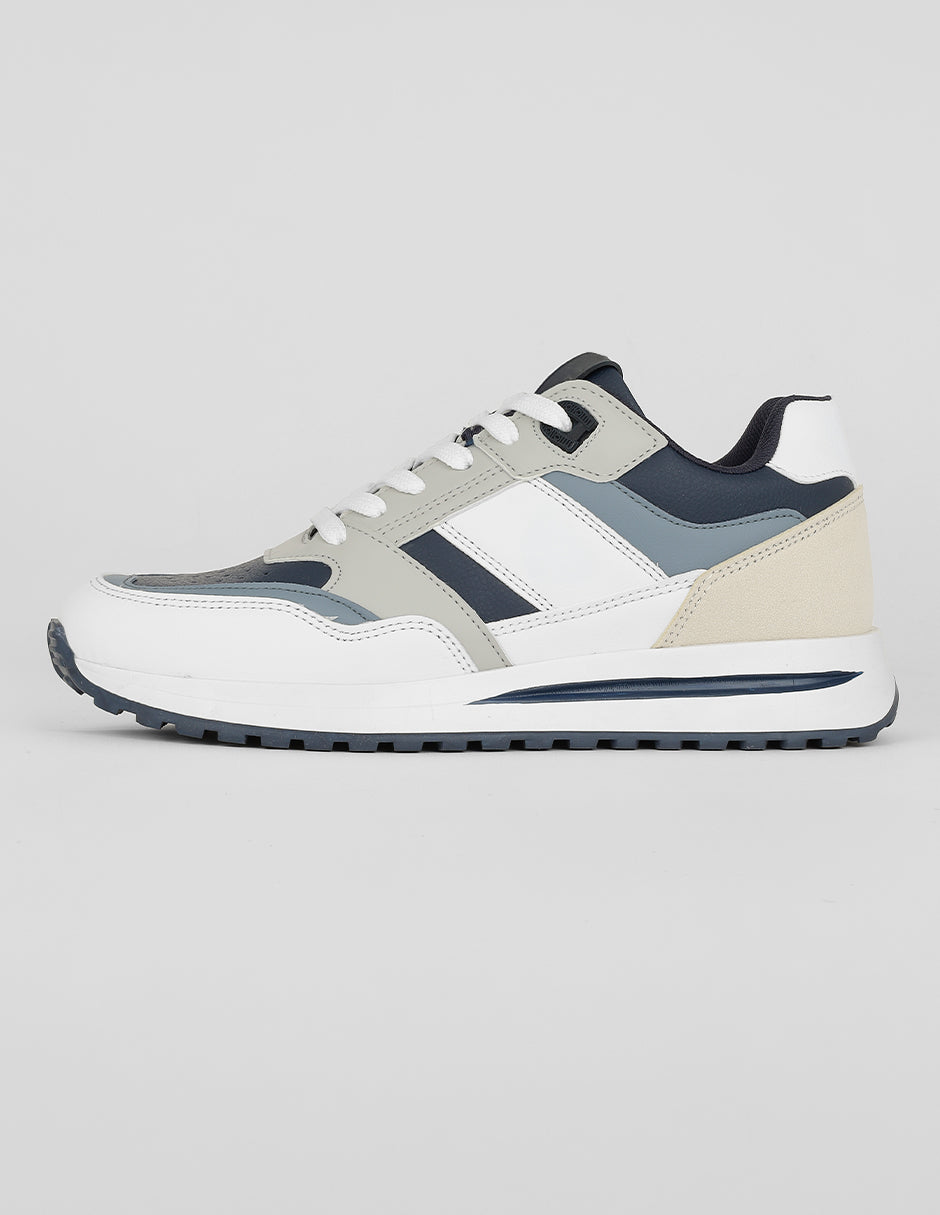 tenis tipo deportivo Exterior Piel vegana Color Multicolor Para Hombre De RBCOLLECTION