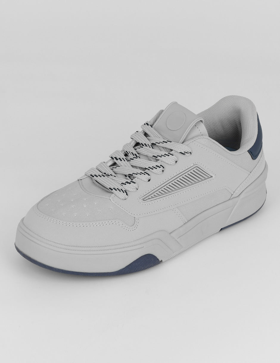 Tenis con cordones Urban en Sintético – Gris
