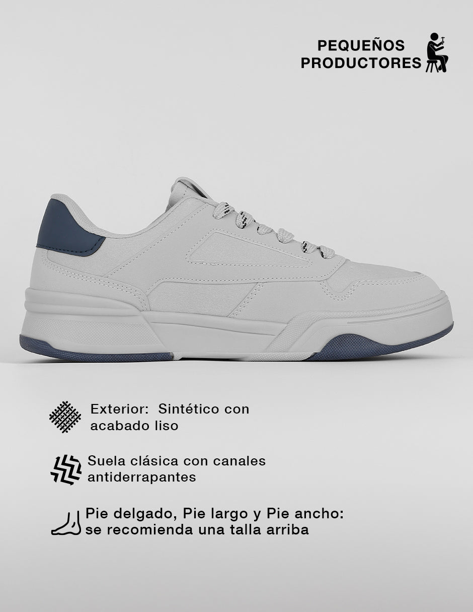 Tenis con cordones Urban en Sintético – Gris