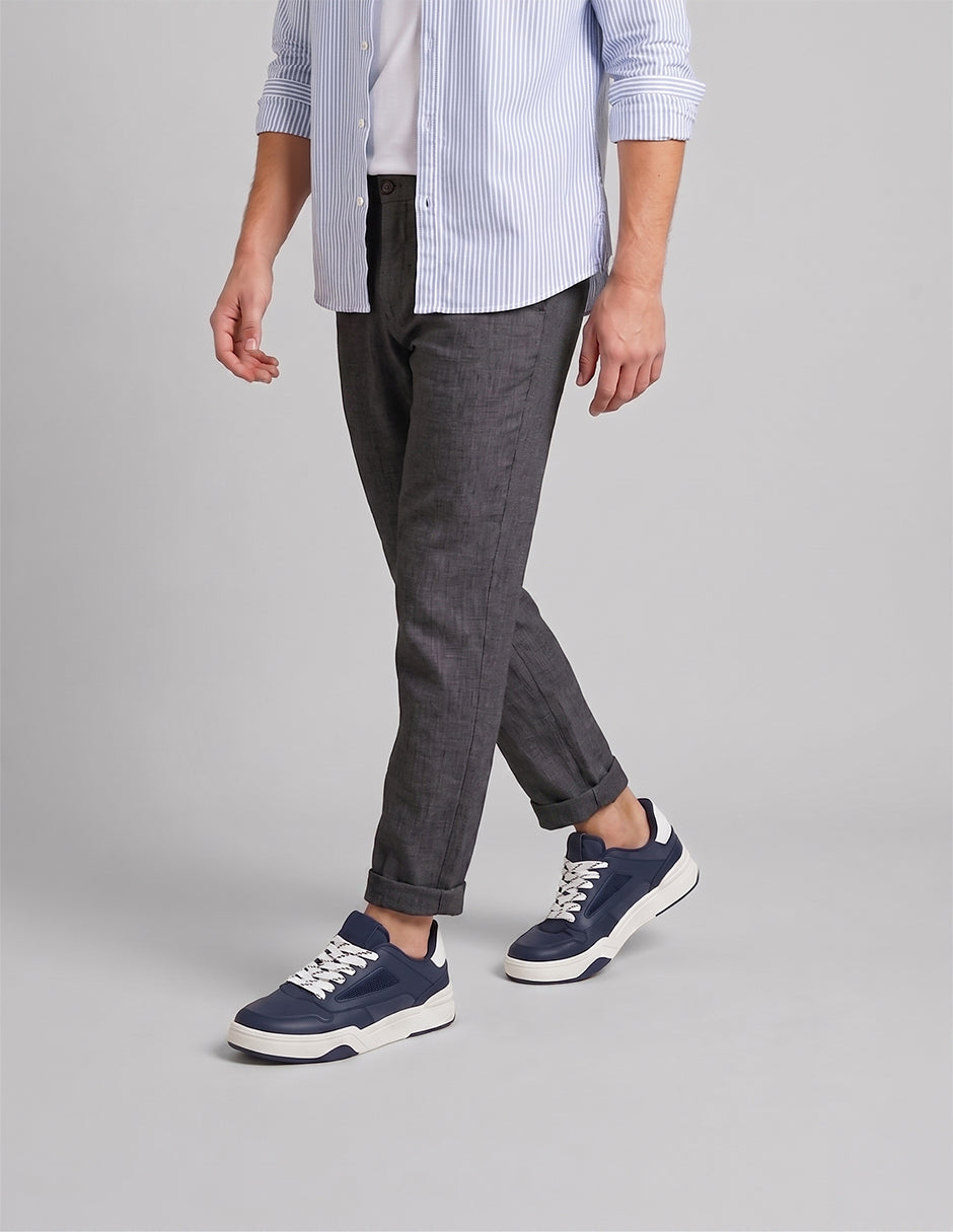 Tenis con cordones Urban en Sintético – Azul