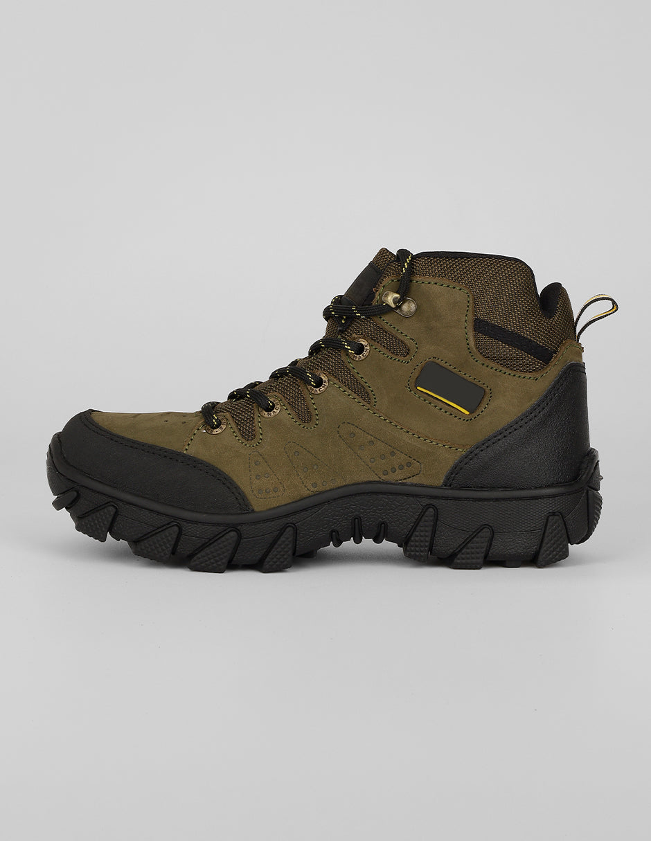 Botas de senderismo Exterior Piel Color Verde Para Hombre De RBMOVE
