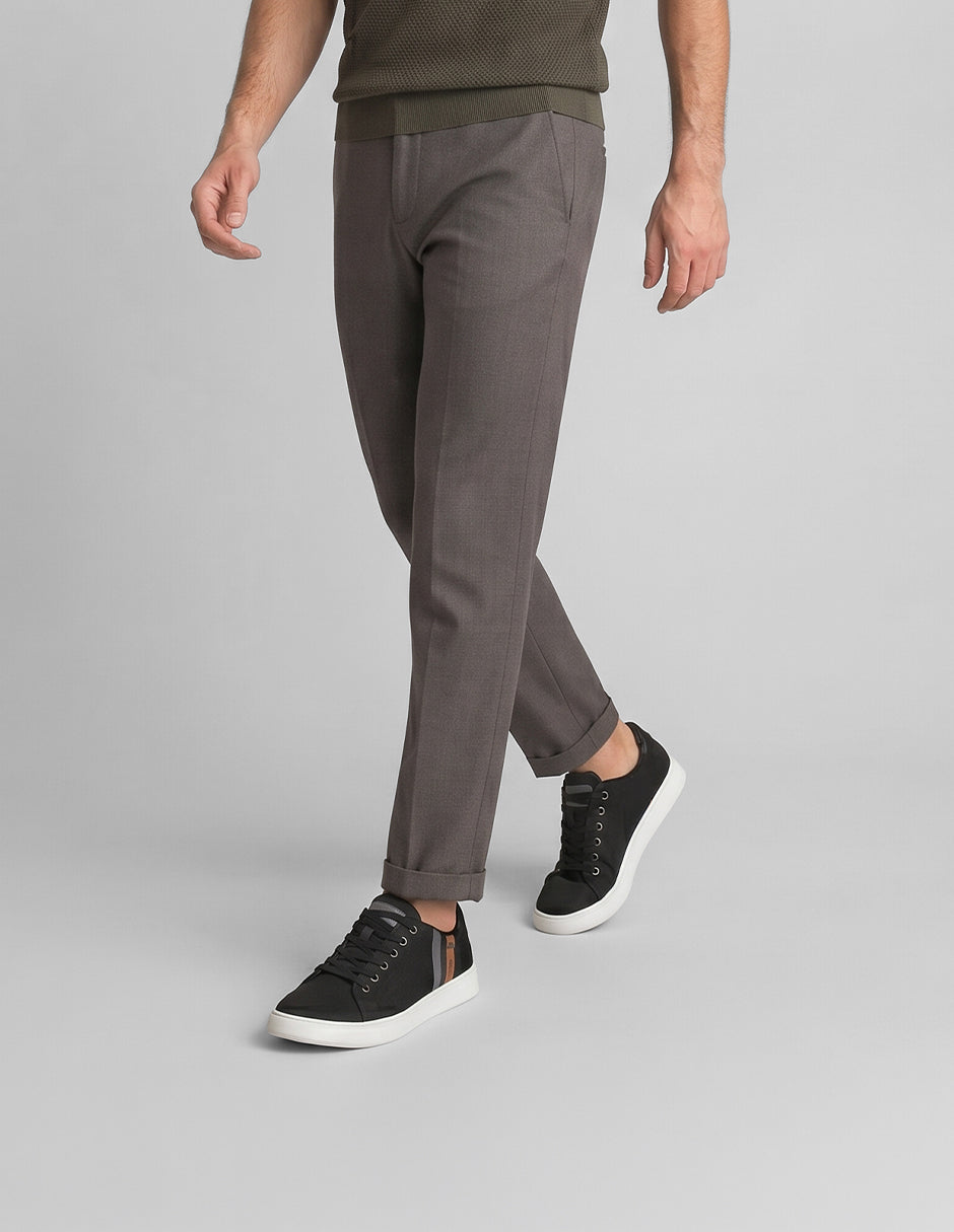 Tenis con cordones Urban en Textil – Negro