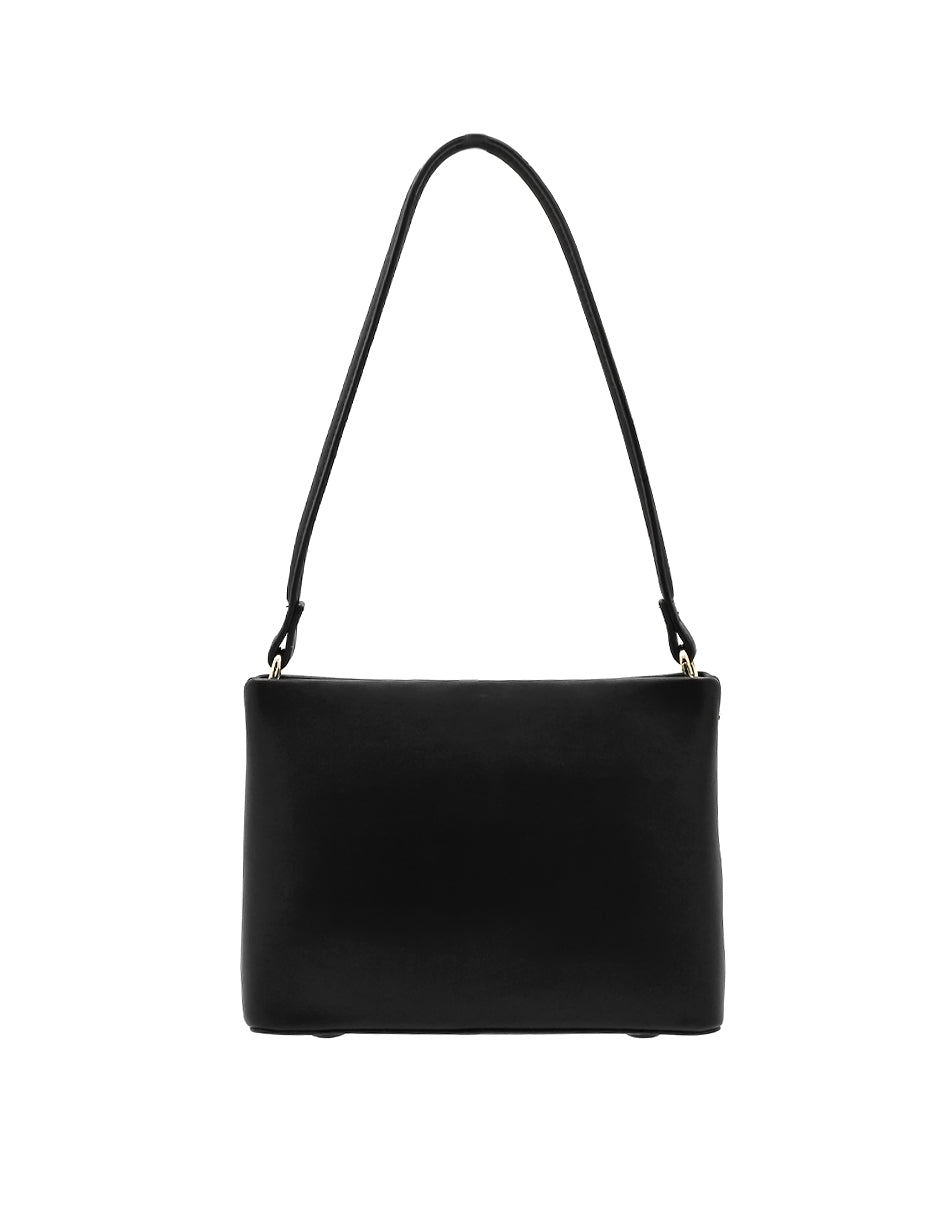 Bolsa Crossbody Una asa Color Negro Exterior Piel sintética de RBCOLLECTION