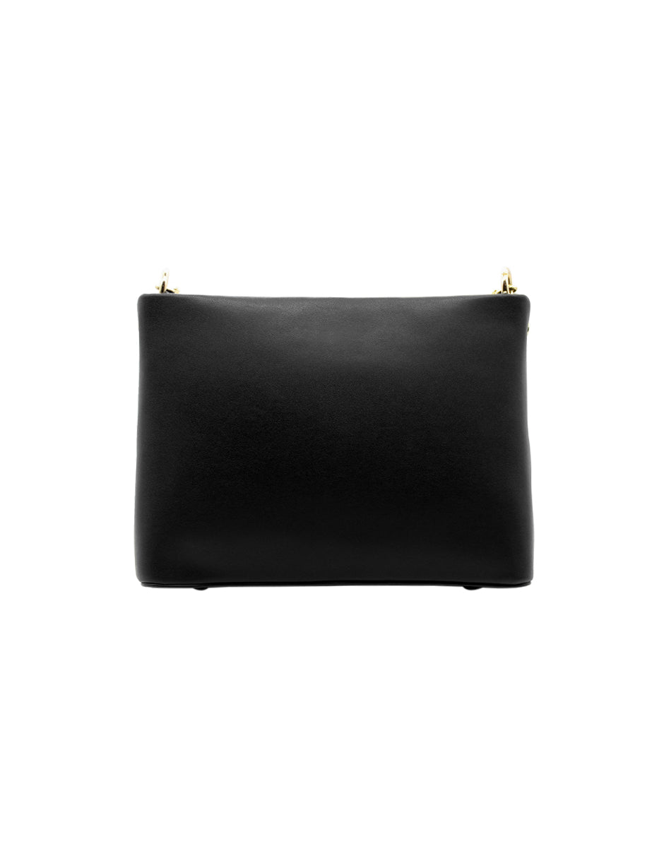 Bolsa Crossbody Una asa Color Negro Exterior Piel sintética de RBCOLLECTION