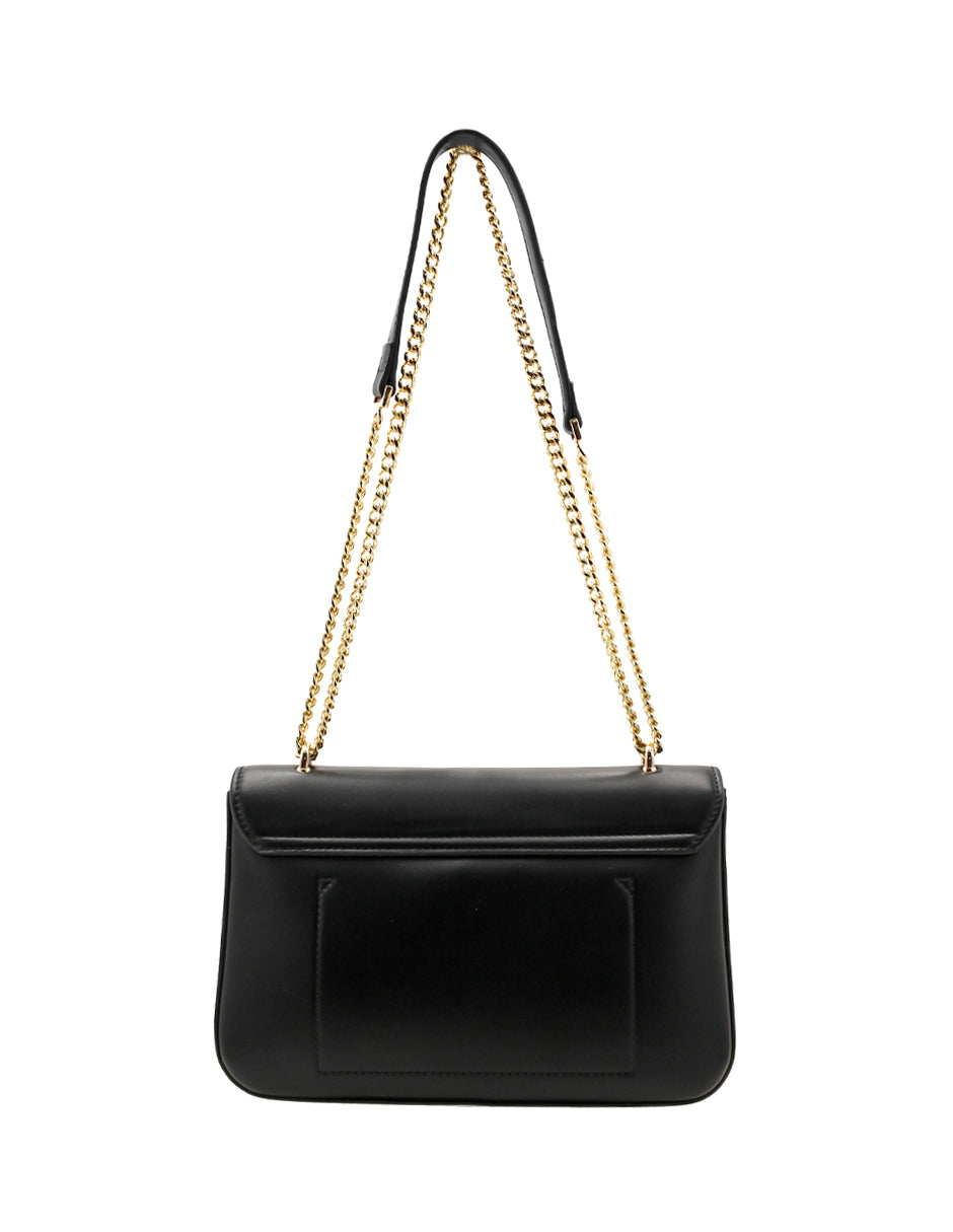 Bolsa Crossbody Correa Color Negro Exterior Piel sintética de RBCOLLECTION