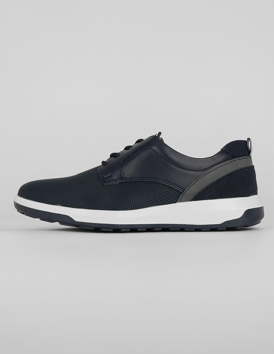 Oxfords Exterior Sintético Color Azul Para Hombre De RBCOLLECTION
