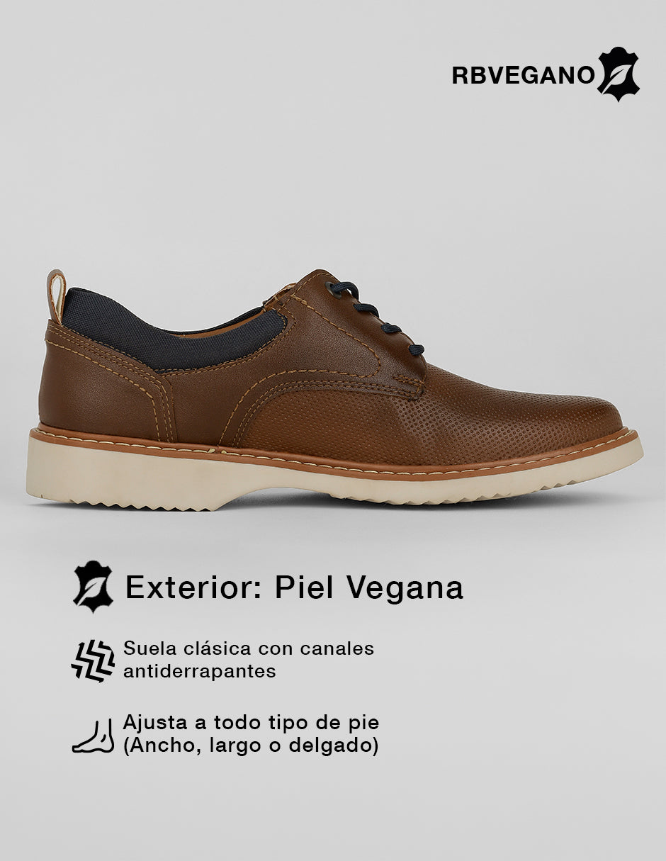 Zapatos de vestir Salermo en Piel vegana – Café