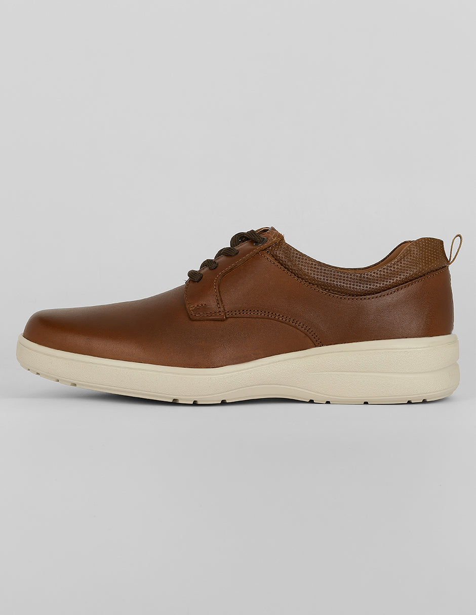Oxfords Exterior Piel Color Café Para Hombre De RBCOLLECTION
