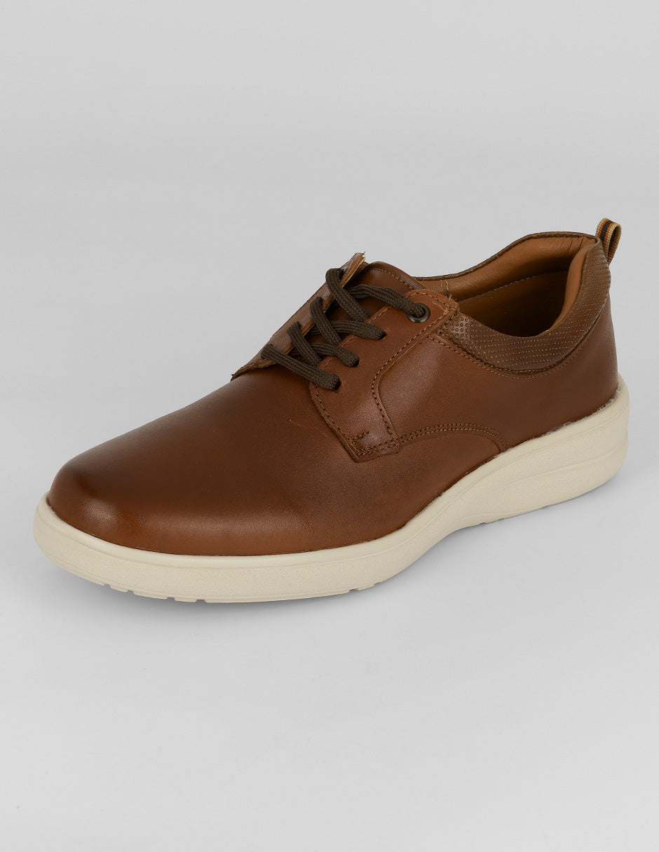 Oxfords Hand Made en Piel – Café